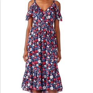 Kate Spade Silk Floral Maxi Dress